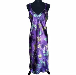 Vintage California Dynasty 1990's Maxi Chemise Slip Dress Vintage Size Medium